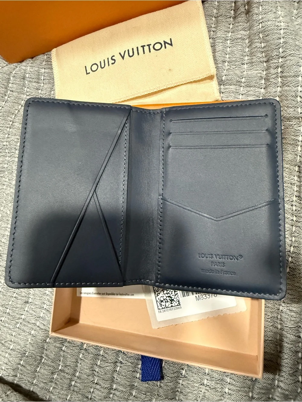 LV Monogram Leather Pocket Organizer